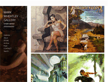 Tablet Screenshot of markwheatleygallery.com